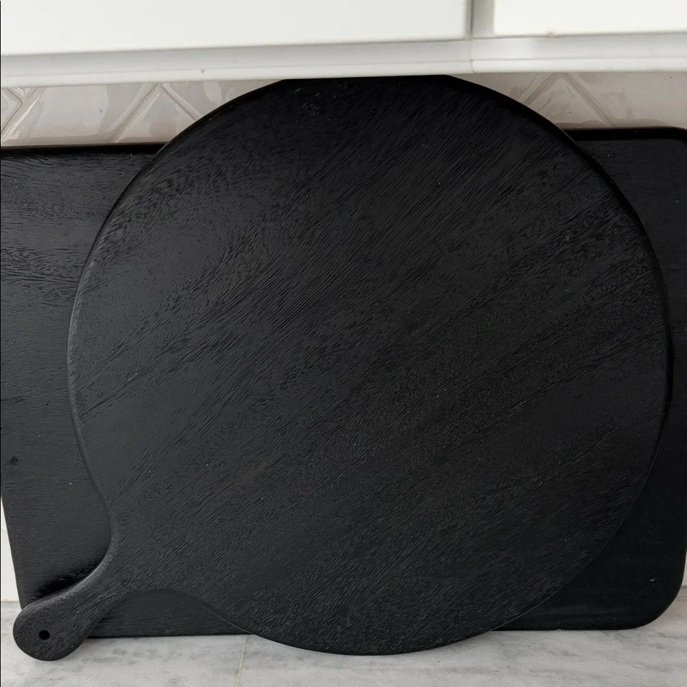 Crate&Barrel Black Cutting Boards
